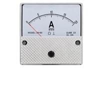 Ampèremètre analogique CC Sensitivity DH80, compteur de courant précis avec câblage à vis facile et installation verticale(DC 20A)