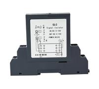 Ampèremètre analogique Convertisseur de signal galvanique 4-20 mA vers 0-10 V, 0-5 V, 1-5 V, 0-75 mV(1 input 2 output,0-10V INPUT_DC24V POWER SUPPLY_0-5V OUTPUT)