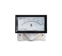 Ampèremètre analogique, DC 0-500 A avec pointeur rouge, taille de montage 70 x 40 mm pour panneaux de commande industriels