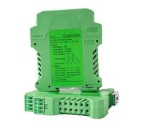 Ampèremètre analogique isolateur de signal analogique de 4-20 mA à 0-10 V, convertisseur de signal électrique à 2 entrées et 2 sorties (1 In 3 Out,DC 24V_0-5V INPUT_4-20MA OUTPUT)