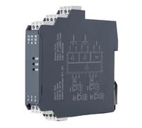Ampèremètre analogique Isolateur de signal analogique ultra-mince 4-20 mA vers 0-10 V 0-5 V 1-5 V Distribution d'isolation(2 in 2 out,INPUT 4-20MA_DC24V_OUTPUT 0-5V)