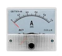 Ampèremètre analogique modèle 85C1A type pointeur avec pointeur réactif, temps de réponse rapide et coque en ABS pour systèmes industriels et électriques (DC 1A)