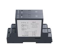 Ampèremètre analogique Transmetteur de signal d'isolation magnétoélectrique 0-75 mV entrée 4-20 mA 0-10 V 0-5 V 1-5 V(2 input 2 output,0-10V INPUT_DC24V POWER SUPPLY_0-20MA OUTPUT)