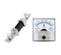 Ampèremètre CC à aiguille mécanique DH, lecture de courant 20/30/50/100-500 A / 75 mV, équipé d'un diviseur de courant (1 pièce).(250A-75MV_60MMX60MM-DH60)