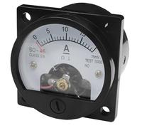 Ampèremètre CC à aiguille ronde SO-45, 10 A, 30 A, 50 A, 100 A, 200 A, 300 A, 45 x 45 mm, 1 pièce(20A 75mV)