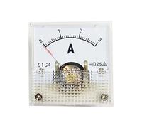 Ampèremètre de type pointeur cc 91C4-A, 1A 2A 3A 5A 10A 15A 30A 50A 75A 100A 150A 200A 300A 400A 500A, table de plaque mécanique analogique(1A)