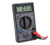 Ampèremètre, Multimètre Portable, Voltmètre, Test de Tension AC/DC pour l'école pour la Maison (DT-830B noir)