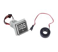 Ampèremètre numérique 0-100 A Détecteur de courant 22 mm Tête carrée Écran rétroéclairé LED Testeur de courant Jauge Appareil de mesure