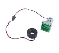 Ampèremètre numérique 0-100 A Détecteur de courant 22 mm Tête carrée Écran rétroéclairé LED Testeur de courant Jauge Appareil de mesure