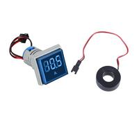 Ampèremètre numérique à tête carrée de 22 mm, écran rétroéclairé, testeur de courant 0-100 A, outil de détection d'électricien