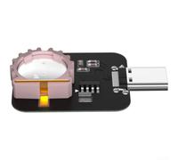 Ampèremètre numérique avec affichage de forme d'onde pour détection de charge 140 W et lecture de puce IIC dans la réparation de téléphone (module horloge)