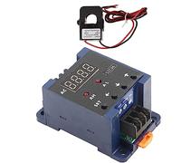 Ampèremètre numérique compteur électrique ca SZC06 AC110-220V 0.3-50A plage de mesure relais de retard d'alarme de limite inférieure supérieure(200A)