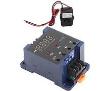 Ampèremètre numérique compteur électrique ca SZC06 AC110-220V 0.3-50A plage de mesure relais de retard d'alarme de limite inférieure supérieure(50A)