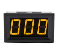 Ampèremètre Numérique Module de Détection d'Ampère d'Intensité 3 Chiffres Haute Précision Moniteur de Mesure Ampèremètre Jauge Microréglage CC 0-1A(Yellow)