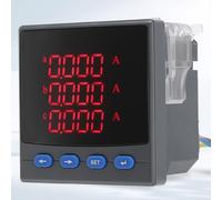 Ampèremètre Triphasé Intelligent 72x72mm Communication RS485 | Précision 0.5S, technologie pour rms vrai, puce stable, anti-interférence pour forte, réponse rapide