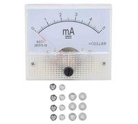 Ampermètre 0-5mA DC, cadran pointer current panel meter, installation encastrée, haute précision ±2.5% - Mesure de courant fiable, compact et robuste pour stabilisateur et ta