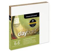Ampersand Museum Series Claybord, 1/8 inch 6X6 Pk/4