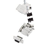 Amphenol L17D45PK-M-09+L77DE09SST Kit embase SUB-D femelle 45 ° Nombre de pôles: 9 raccord à vis 1 pc(s)