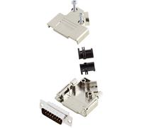 Amphenol L17D45PK-M-15+L717SDA15P Kit embase SUB-D mâle 45 ° Nombre de pôles: 15 fût à souder 1 pc(s)