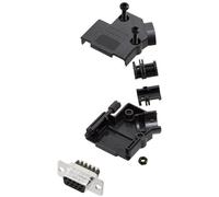 Amphenol L17D45PK-P-09-L77DE09SST Kit embase SUB-D femelle 45 ° Nombre de pôles: 9 raccord à vis 1 pc(s)