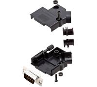 Amphenol L17D45PK-P-15+L717SDA15P Kit embase SUB-D mâle 45 ° Nombre de pôles: 15 fût à souder