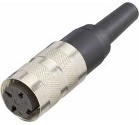 Amphenol T 3361 001 Cosse cylindrique mâle femelle, droit Nombre total de pôles: 5 Série (connecteur rond): C091 1 pc(s)