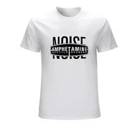 Amphetamine Reptile Records Label Noise Rock Metal Unisex T-Shirt Printed Tee Graphic Top Men White Shirt L