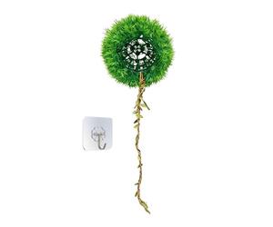 Amphibian Hiding Spot - Naturalistic Spherical Retreat for Gecko | Green Velvet Finish with Weighted Base & Hollow Interior for Bearded Dragon, Lizard, Spiders and Exotic Pet Outdoor