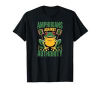 Amphibians Against Authority Protest Frog T-Shirt