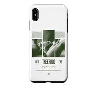 Amphibien de la forêt Tropicale de rainette aux Yeux Rouges Coque pour iPhone XS Max