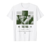 Amphibien de la forêt Tropicale de rainette aux Yeux Rouges T-Shirt Graphique avec Valeur