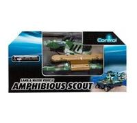 Amphibious scout - véhicule radiocommandé terre et eau - 24,5x23,5x18cm- revell control G