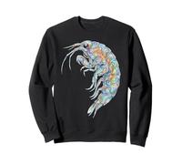 Amphipode en mer Profonde Abstrait océan Art Vie Marine Sweatshirt