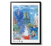Amphitrite de Raoul Dufy, portrait de style fauvisme, 1936, impression aquarelle, décoration murale, affiche de paysage marin, idée cadeau, archivage mat, A1 (impression uniquement) - 84,1 x 59,4 cm