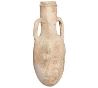 Amphore Ancienne Avec Anse En Terre Cuite L28xpr28xh63 Cm Multicolore