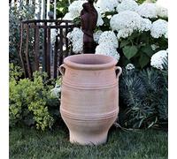Amphore en terre cuite « Thymus », 50 cm, 100 % unique faite à la main, amphore résistant à l'hiver pour le jardin et l'intérieur