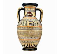 Amphore géométrique grenier avec poignées en forme de serpent Poterie grecque antique 26 cm