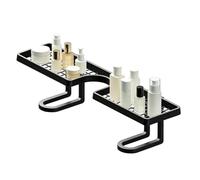 Ample Storage Sink Organizer | Faucet Shelf Rack Bathroom U Shape No-Drill | Faucet-mounted Rack Sink Organizer 19.69 InOver The Sink Organizer For Cup Shampoo Lotion Bathroom Kitchen RV