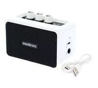 Ampli guitare compact - WOODBRASS - GE5 - Blanc - 5 W - Batterie 7h