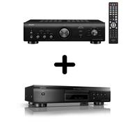 Ampli Hifi Stéréo Denon PMA-600NE Noir + Platine CD DCD-600NE Noir