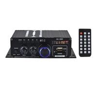 Ampli Home Cinema HDMI, Ampli HiFi Stereo Bluetooth Audio, Mini Chaine HiFi, Compatible avec la Plupart des Enceintes Domestiques