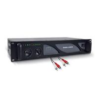 Ampli Puissance Pro DJ - BMSonic BMS-4000-4000W - Technologie MOSFET avec Ventilation Continue, Câble RCA/RCA