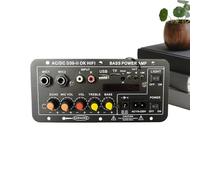 Ampli Voiture - Stéréo Sans Fil Avec Affichage Et Fente Pour Carte - Module Amplificateur,Pour Femmes Hommes Enceintes Système Audio Domestique Véhicule Karaoké Activités De Plein Air Camping