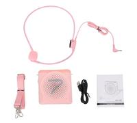 Ampli Voix Portable, Microphone Filaire, Rose Compact - Son Clair, Batterie Longue Durée, Enseignement et Yoga (Rose)