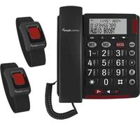 Amplicomms ATL1425642 BigTel 50 Alarm Plus Duo fixe noir