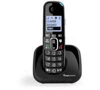 Amplicomms Téléphone DECT sans fil BigTel 1500 – Grosses touches, Audio-Boost, Blocage des appels