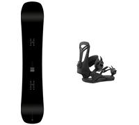 Amplid - Fixations de snowboard all mountain - Pack Memory Stick 2025 - Noir Noir S,M,L,XL