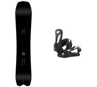 Amplid - Fixations de snowboard all mountain - Pack Soulmate 2025 - Noir Noir S,M,L,XL