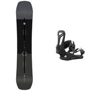 Amplid - Fixations de snowboard all mountain - Pack Unw8 2025 - Noir Noir S,M,L,XL