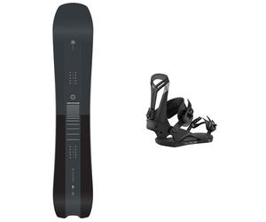 Amplid - Packs (snowboard + fix) - Snowboard piste - Pack Time Machine 2026 - Noir Noir 155 cm,160 cm